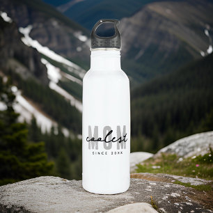 Coolest Mom Since 20XX Modern Simple Preppy 710 Ml Water Bottle