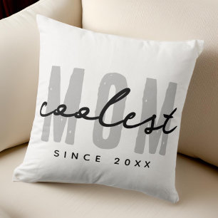 Coolest Mum Since 20XX Modern Simple Preppy Cushion