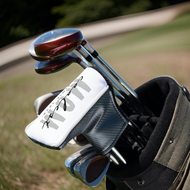 Coolest Mum Since 20XX Modern Simple Preppy Golf Head Cover (Creator Uploaded)