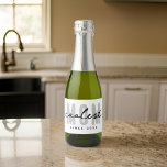 Coolest Mum Since 20XX Modern Simple Preppy Sparkling Wine Label<br><div class="desc">This simple and modern design is composed of san serif typography.</div>
