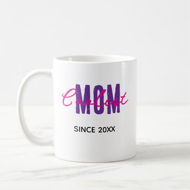 Coolest Mum Since 20XX Mug (Left)