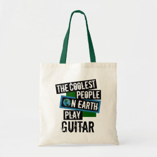 Coolest People on Earth Play Guitar Tote Bag