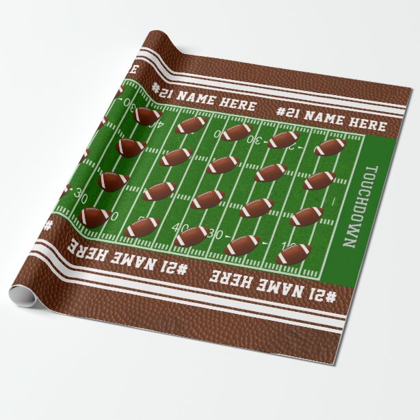 Football Wrapping Paper | Zazzle.co.nz