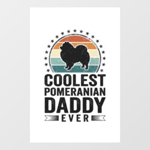 Coolest Pomeranian Daddy Vintage Dog Dad Shirt_1