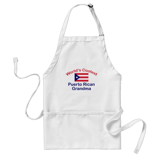 Coolest Puerto Rican Grandma Standard Apron (Front)