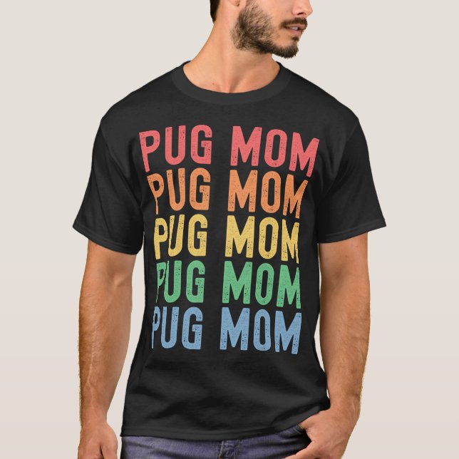 Coolest Pug Mum Classic T-Shirt (Front)