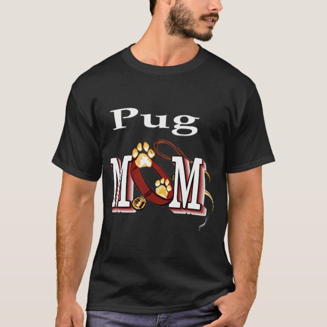 Coolest Pug Mum T-Shirt (Front)