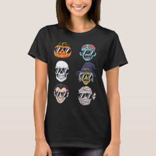 Coolest Pumpkin Halloween Skeleton Witch Vampire B T-Shirt