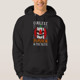 Coolest Pumpkin In The Patch Canadian Flag Jack Ou Hoodie