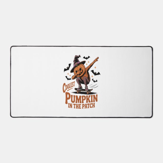 Coolest Pumpkin in the Patch Desk Mat (Front)