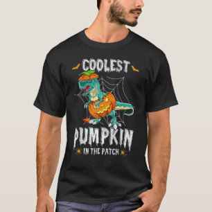 Coolest Pumpkin In The Patch Dinosaur Halloween Vi T-Shirt