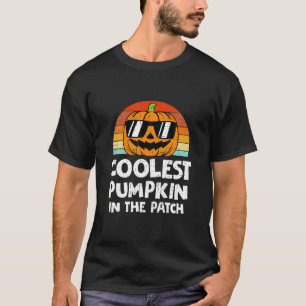 Coolest Pumpkin In The Patch Funny Fall Autumn Sea T-Shirt