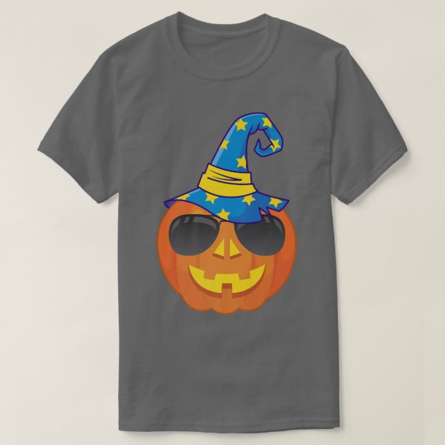 Coolest Pumpkin In The Patch  Funny Halloween Cool T-Shirt (Design Front)