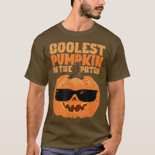 Coolest Pumpkin In The Patch Funny Halloween Cool  T-Shirt