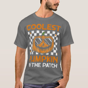 Coolest Pumpkin In The Patch Groovy Scary Night Ha T-Shirt