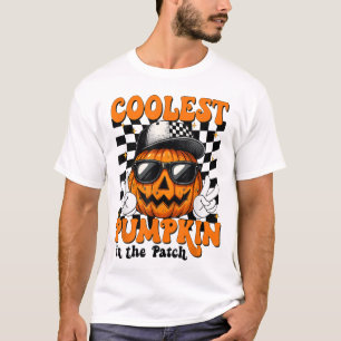 Coolest Pumpkin In The Patch Halloween Boy Kid T-Shirt