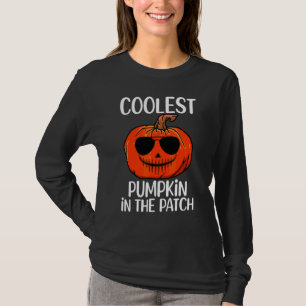 Coolest Pumpkin In The Patch Halloween Boys Girls T-Shirt