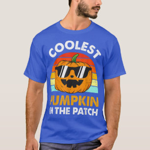 Coolest Pumpkin In The Patch Halloween Boys Girls T-Shirt