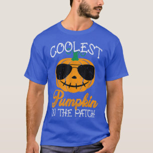 Coolest Pumpkin In The Patch Halloween Boys Girls  T-Shirt