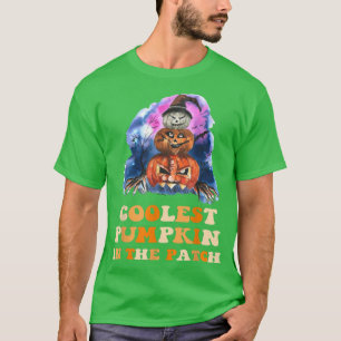 Coolest Pumpkin In The Patch Halloween Boys Girls T-Shirt