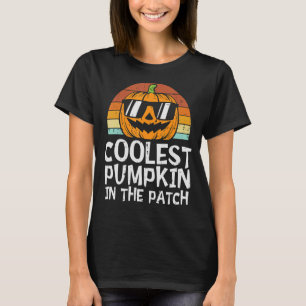 Coolest Pumpkin In The Patch Halloween Boys Girls  T-Shirt