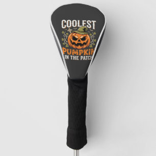 Coolest Pumpkin in the Patch Halloween Design Golf Head Cover