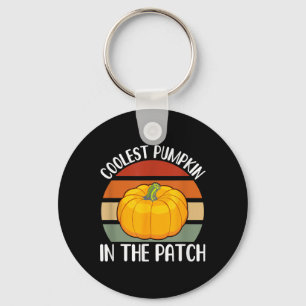 Coolest Pumpkin In The Patch Halloween For Men And Key Ring