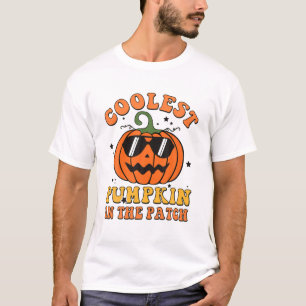 Coolest Pumpkin In The Patch Halloween Thanksgivin T-Shirt