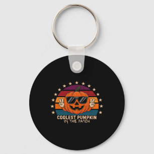 Coolest Pumpkin In The Patch Kids Boys Toddler Hal Key Ring