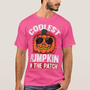 Coolest Pumpkin In The Patch Lazy Halloween Costum T-Shirt