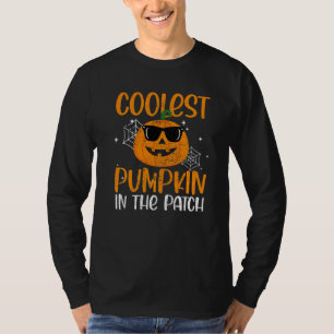 Coolest Pumpkin In The Patch Pumpkin Sunglass  His T-Shirt