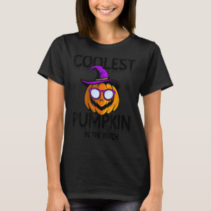 Coolest Pumpkin In The Patch Spooky Saying Hallowe T-Shirt