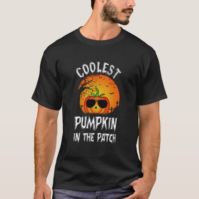 Coolest Pumpkin In The Patch T-Shirt (Front)