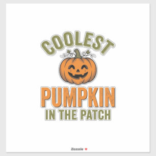 Coolest Pumpkin in the Patch Vintage Halloween Des