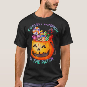 Coolest Pumpkin In The Patch Vintage Pumpkin Hallo T-Shirt