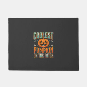 Coolest Pumpkin On The Patch Halloween Design_1 Doormat