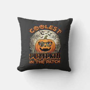 Coolest Pumpkin Patch Halloween Spooky Sunglasses_ Cushion