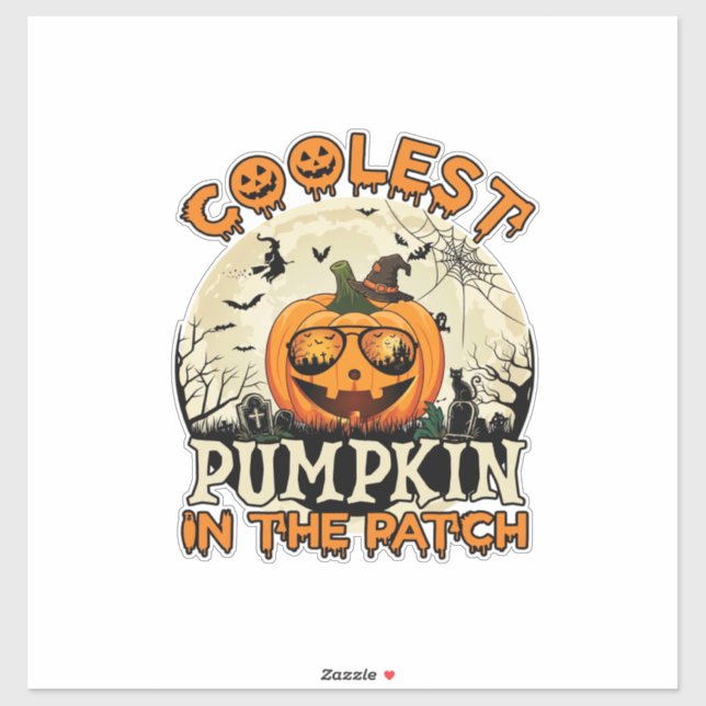 Coolest Pumpkin Patch Sunglasses Witch Hat Hallowe (Sheet)
