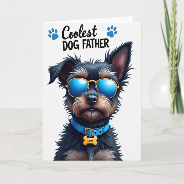 Coolest Pup Fathers Day Card (Front)