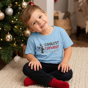 Coolest Reindeer at the Pole Christmas T-Shirt