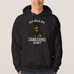 Coolest Rottweiler Aunt Hoodie
