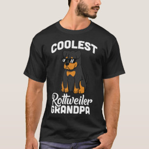 Coolest Rottweiler Grandpa Funny Dog Gift Premium T-Shirt