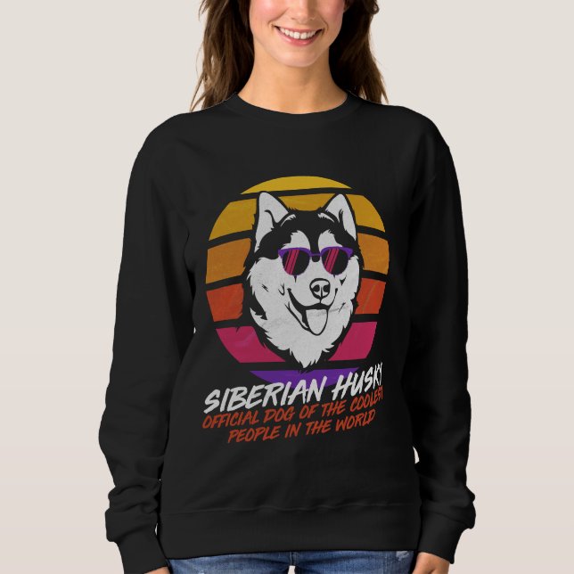 Coolest Siberian Husky Sweatshirt (Front)