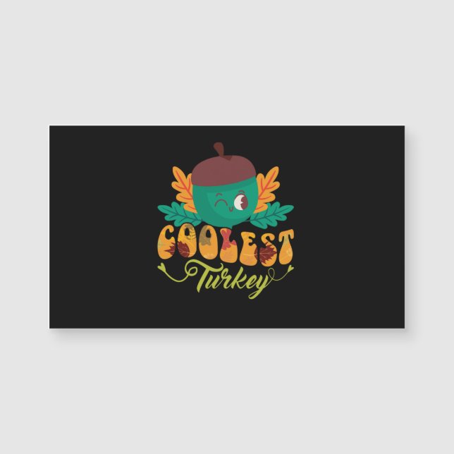 coolest turkey fall thanksgiving day (Front)