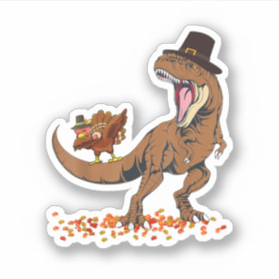 Coolest Turkey Trex Dinosaur Happy Thanksgiving Bo