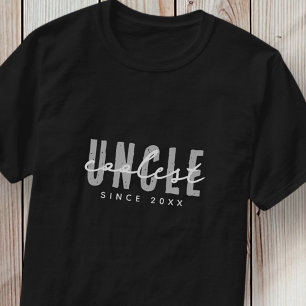 Coolest Uncle Modern Elegant Simple Father's Day T-Shirt