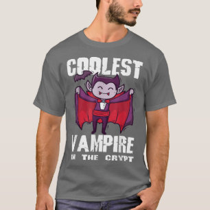 Coolest Vampire In The Crypt  Vampir Halloween Vam T-Shirt