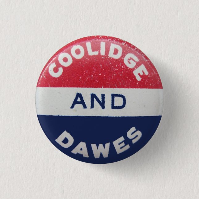 Coolidge-Dawes Button (Front)