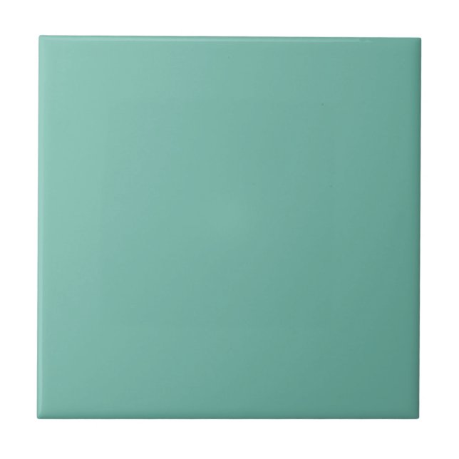 Cooling Blue Turquoise Square Kitchen and Bathroom Tile (Front)