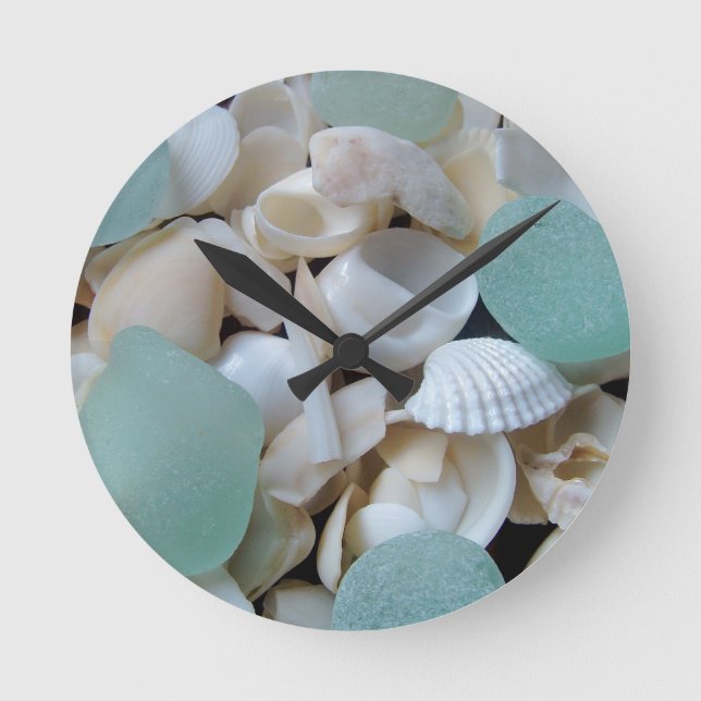 Cooling Glass Round Clock (Front)